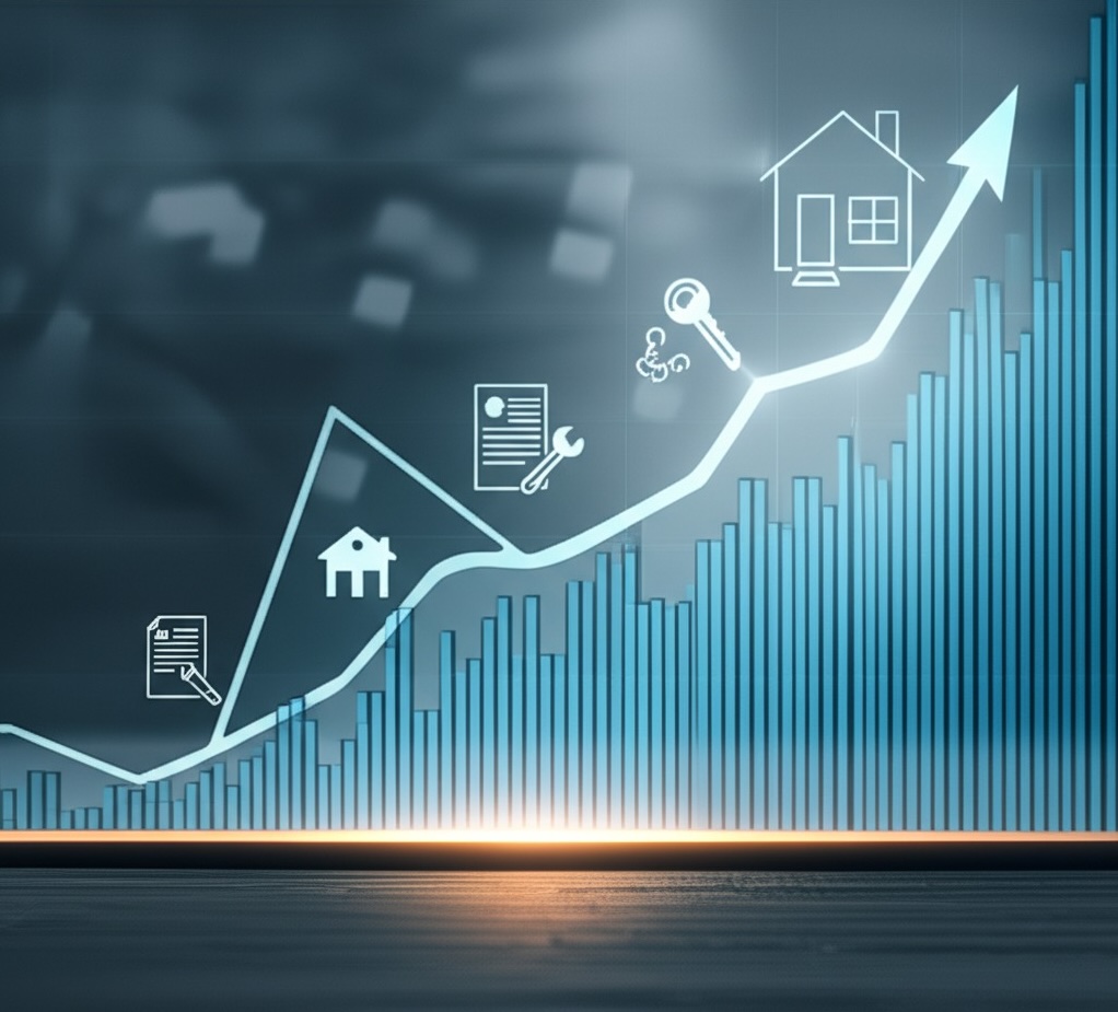 A professional looking at financial data on multiple screens